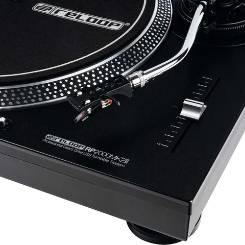 Tornamesa Con Motor Direct-drive Reloop Rp-2000 Usb Mk2 Negro