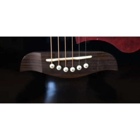 Guitarra Acústica Dreadnought Color Negro, Oscar Schmidt Og2 Black Derecha