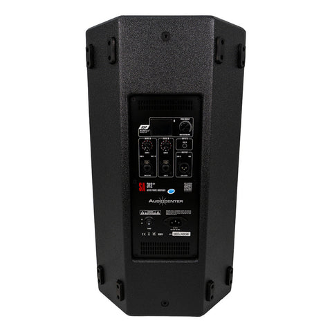 Bafle Activo Audiocenter Sa312+ Bluetooth 12 Pulgadas 2000w Color Negro