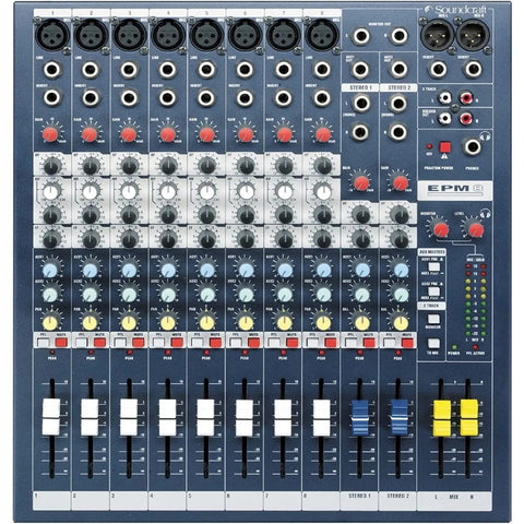 Mezcladora 8 Entradas, Soundcraft Epm8