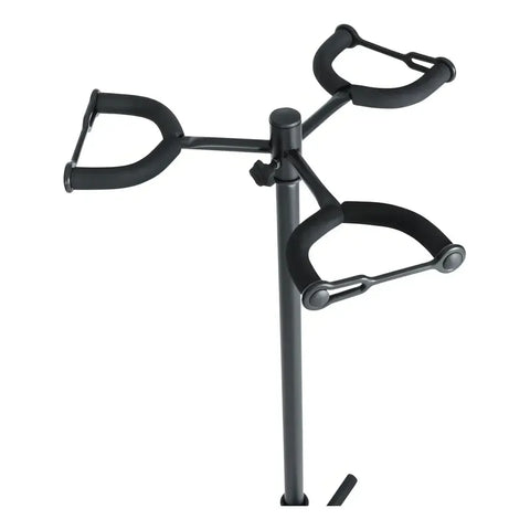 Soporte Gator De Piso Triple Para Guitarras Bajos Metal Negro 86cm