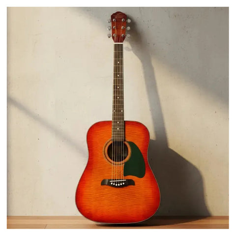 Guitarra Acústica Oscar Schmidt Og2f Ysb Sombreado Isoscog2f Amarillo Sombreado Diestro