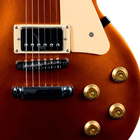Guitarra Eléctrica Goldtop Singlecut Jet Guitars Jl500 Diestro Goldtop Singlecut Palo De Rosa