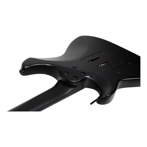 Guitarra Eléctrica Schecter Damien-6 Fr Negro Satinado Diestro Satin Black Palo De Rosa