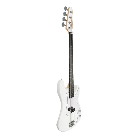 Bajo Mars Eléctrico Cuerdas Mod. Pb-4 Activo Solid Blanco Diestro Blanco