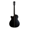 Guitarra Washburn Electroacústica Deep Forest Ebony Ace Color Marrón Oscuro