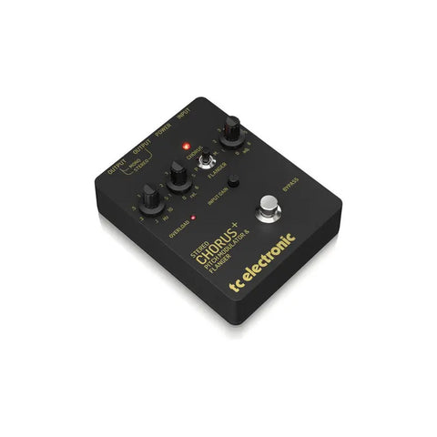 Tc Electronic Chorus Scf Gold Pedal Para Guitarra Y Contrabajo Color Negro