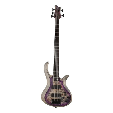 Bajo Eléctrico 5 Cuerdas Schecter Riot-5 Aurora Burst Activo Marrón Diestro