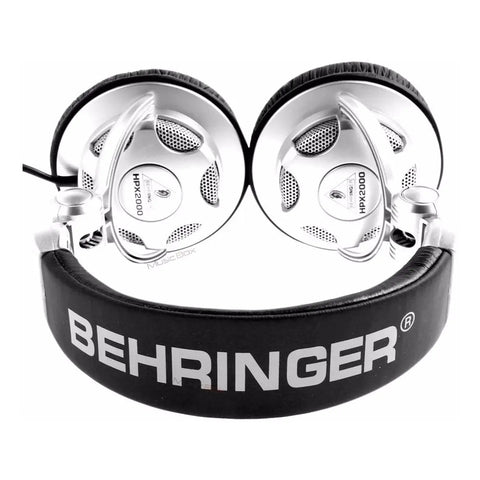 Audífonos Diadema Graves Alta Definición Behringer Hpx2000 Plateado/negro