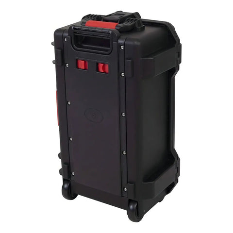 Estuche Rígido Proel Ppcase12w Negro Con Ruedas Manija Para Equipo Audio