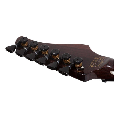 Guitarra Eléctrica Deep Ocean Blue Schecter Reaper-6 Elite Diestro