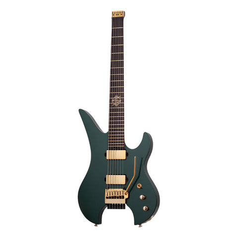 Guitarra 7 Cuerdas Schecter Synyster Gates Custom-7 Green Color Verde Musgo Orientación De La Mano Diestro