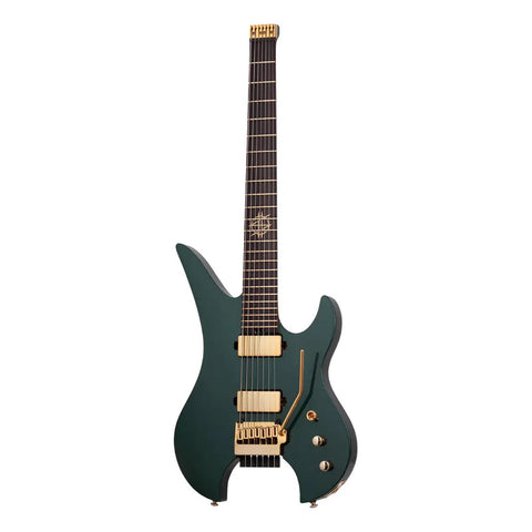 Guitarra Eléctrica Schecter Synyster Gates Custom-7 Verde Musgo 7 Cuerdas Diestro Ébano