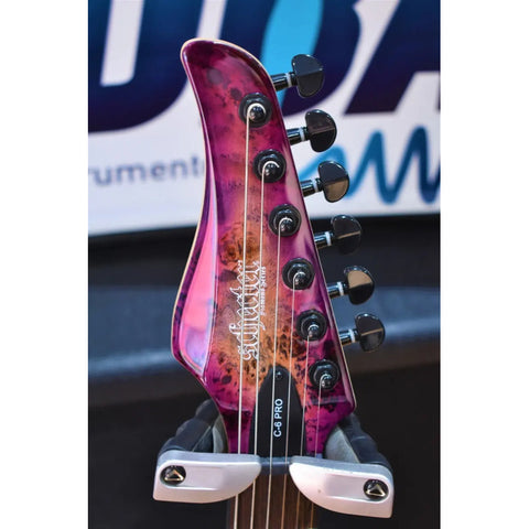 Guitarra Electrica Aurora Burst 6 Cuerdas  Schecter  C-6 Pro Diestro Aurora Burst Wengué