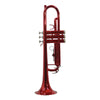 Trompeta Bb Roja Tono Sib Con Estuche Cyruswinds 6418rdcw