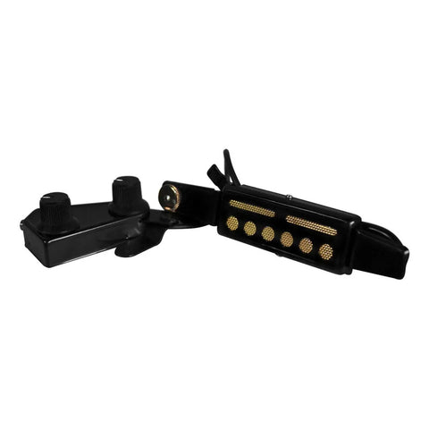 Pastilla New Beat Pu-33 Guitarra Acústica Single Coil Negra Negro