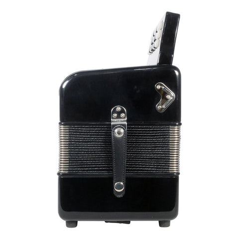 Acordeón Negro De 31  Botones Tono De Sol Moretti Turin Gcf