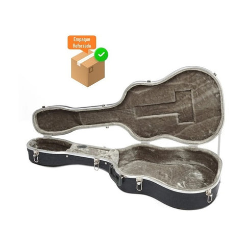 Estuche Rígido Proel Foabsagc Para Guitarra Acústica Ligero Y Resistente