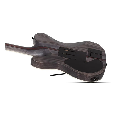Guitarra Eléctrica Schecter Pt 7 Fr-s Sls Elite Evil Twin Bl Diestro Negro Ébano