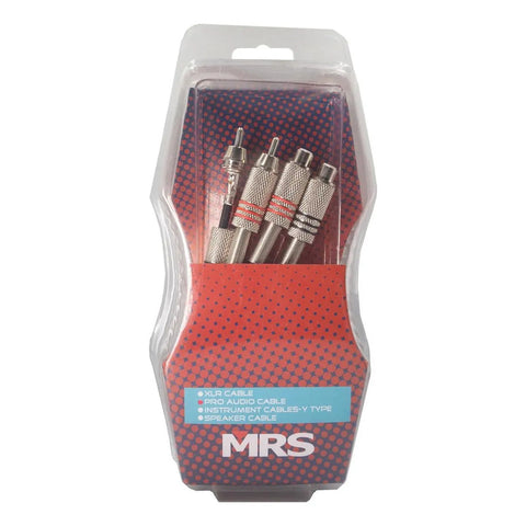 Cable De Audio Rca Morrison Negro De 3 Metros
