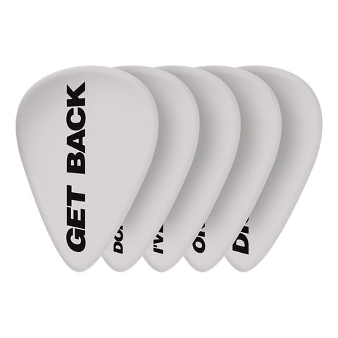 Paquete Con 10 Púas .50mm The Beatles Planet Waves 1cwh210b8 Blanco Fino