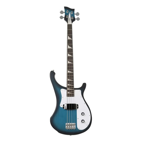 Mars Rknbkr Bajo Eléctrico Rickenbacker Blue Burst Satin Diestro Azul