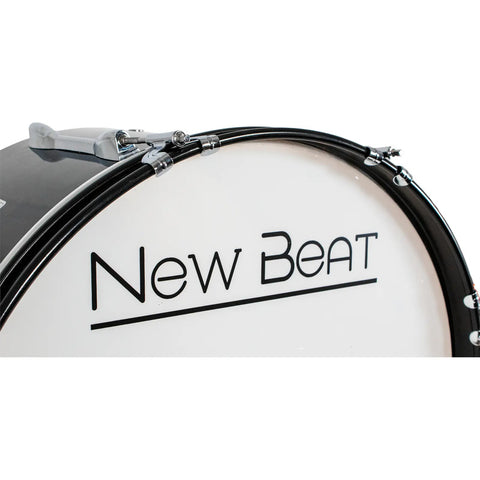Bombo Para Banda De Marcha 20  New Beat Nb-mabd20 Negro Negro