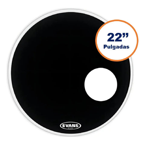 Parche Resonante Bombo Evans 22 PuLG Con Orificio Bd22rb