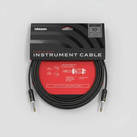 Cable Instrumento Guitarra Bajo 3 Metros D'addario Pw-amsg-10