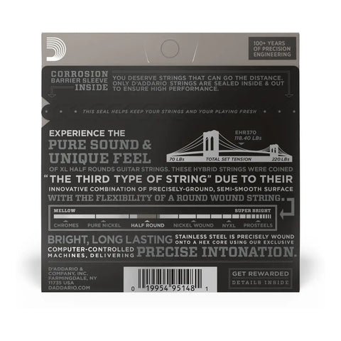 Cuerda De Guitarra D'addario Ehr370 011 Semiplana