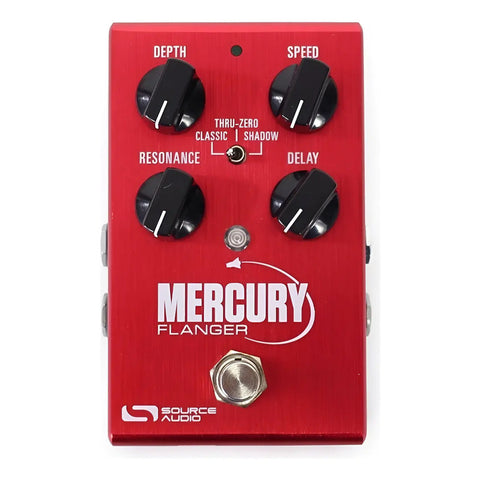Pedal Flanger P/guitarra, Source Audio Mercury Flanger Sa240 Rojo
