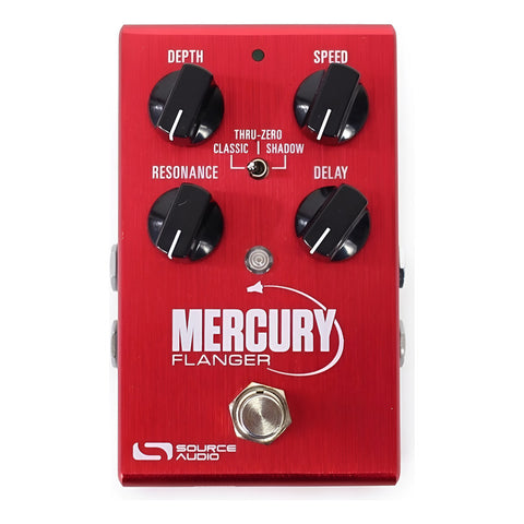 Pedal Flanger P/guitarra, Source Audio Mercury Flanger Sa240 Rojo