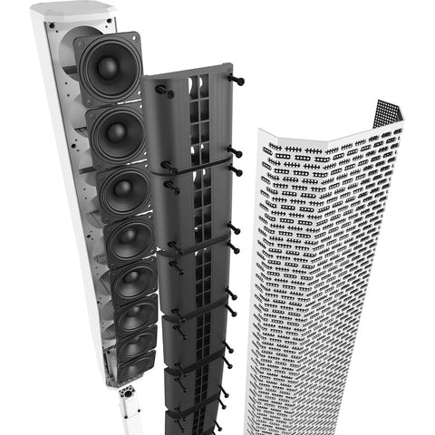 Columna Bafle Y Subwoofer Electrovoice Evolve 50m-w Blanco Negro