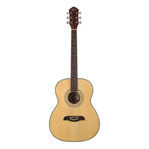Guitarra Acústica Oscar Schmidt Of2 6 Cuerdas Abeto Caoba Natural Diestro