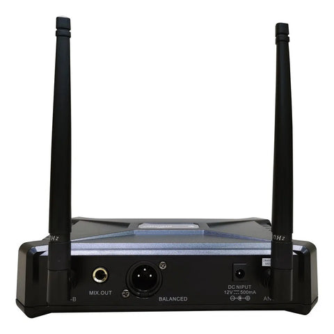 Sistema Microfono Inalambrico 1 Transmisor Prosound® Pwm-12s Negro