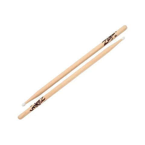 Baquetas Zildjian Z5an 5a Punta Nylon Naturales Color Natural