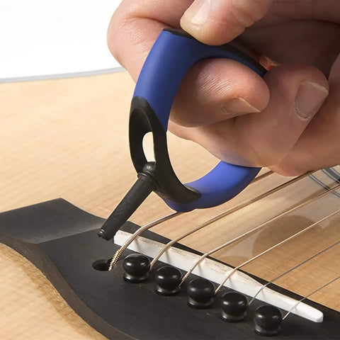 Extractor Para Pines De Puente Music Nomad Grip Puller Azul Y Negro