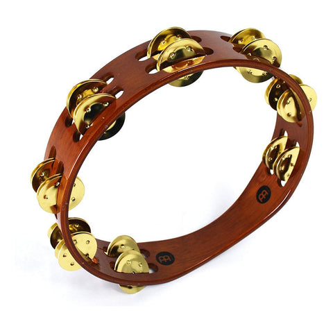 Pandero De Mano Doble Hilera De Crótalos Meinl Ta2b-ab Color Café