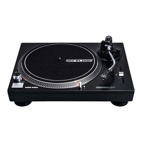 Tornamesa Belt Drive Para Dj Reloop Rp-1000 Mk2 Color Negro