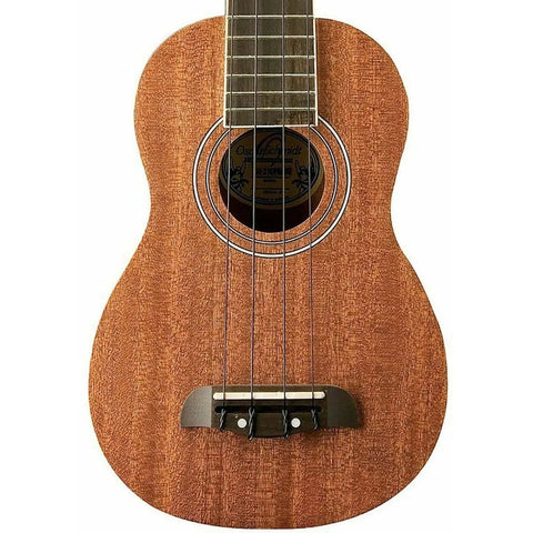 Ukulele Soprano Caoba 4 Cuerdas Aloha Oscar Schmidt Ou12 Marrón
