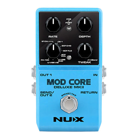 Pedal De Modulación Para Guitarra Nux Core Deluxe Mkii Color Azul Claro
