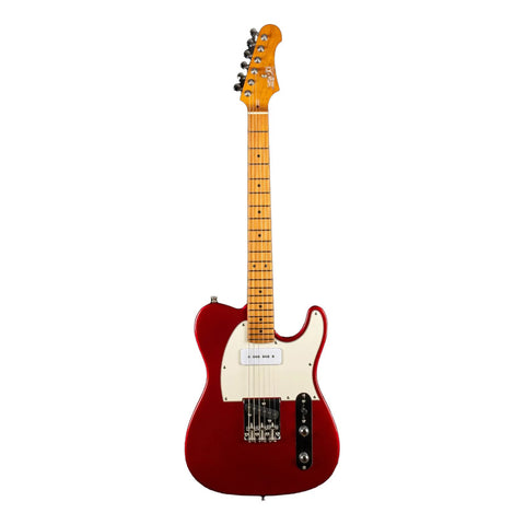 Guitarra Tipo Telecaster Jet Guitars Jet Jt-300 Car P90 Diestro Rojo Maple