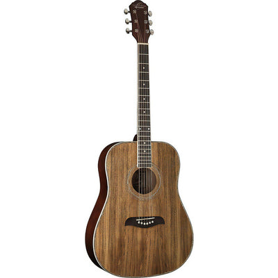 Oscar Schmidt Og2koa Guitarra Acustica Dreadnought Caoba Color Marrón