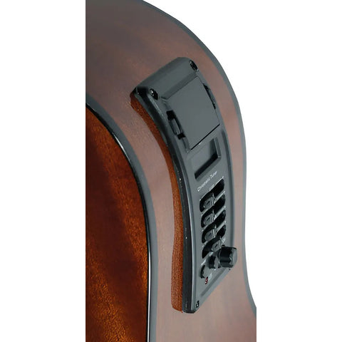 Guitarra Electroacústica Sombreada La Sevillana Ga-320ceq Color Sombreado Transparente
