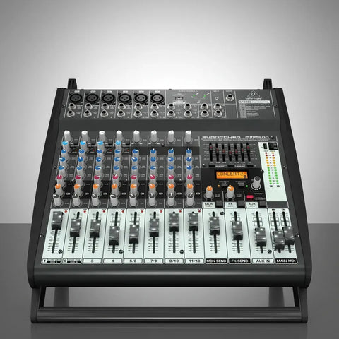 Consola Potenciada Behringer Pmp500 12 Canales 500w Efecto
