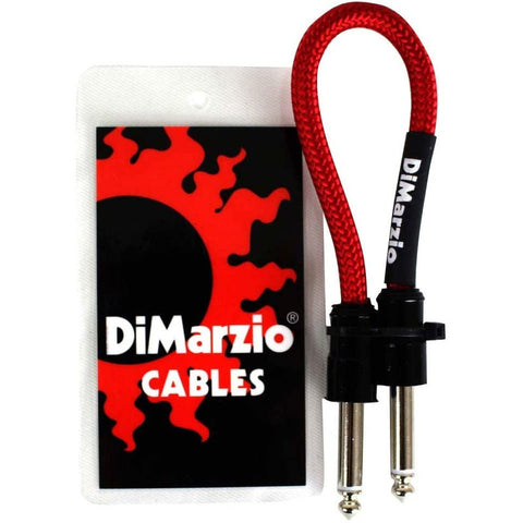 Cable Plugs Rectos 6 PuLG Color Rojo Dimarzio Pc106 Red