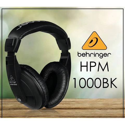 Behringer Hpm1000 Audífonos Para Dj S Color Negro Hpm1000-bk Black