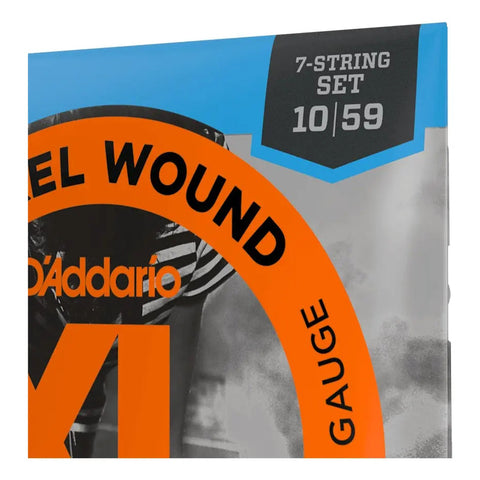 Set Cuerdas Guitarra De 7 Cuerdas 10-59 D'addario Exl110-7