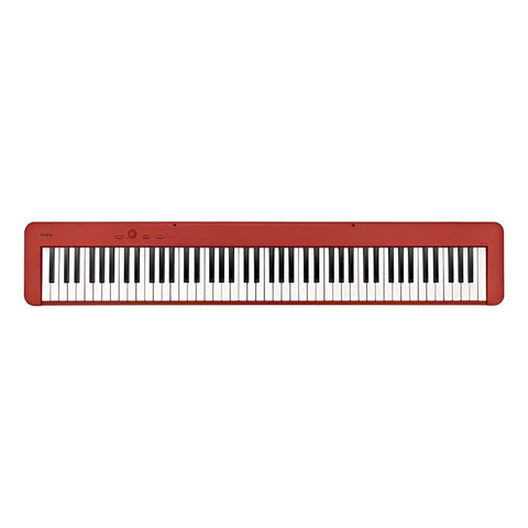 Piano Color Rojo Digital De 88 Teclas Casio Cdp-s160rd