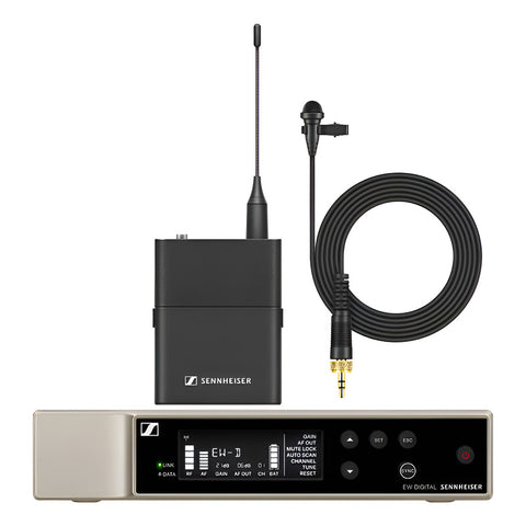 Sistema Inalámbrico Lavalier Sennheiser Ew-d Me2 Set Q16 Negro